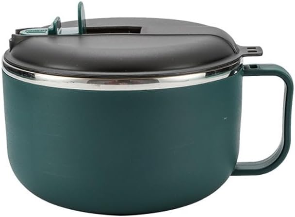 Stainless Steel Noodle Bowl Office Portable Fast Food Sealed Insulated Bento Lunch Box