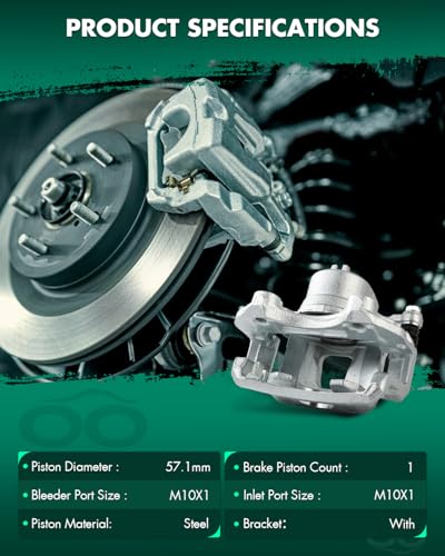 Image of SCITOO 19-B1219 19-B1218 Front Left & Right Disc Brake Calipers w /Bracket Fit For INFINITI For I30 1996-1997 1999,For Nissan For Altima 1993-2001,For Nissan For Sentra 2000 2003-2006, Single Piston