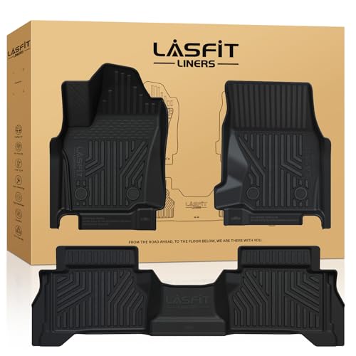 LASFIT Floor Mats for Toyota Tacoma 2024 2025 2026 Double Cab Auto Trans (Not fit Hybrid) All...