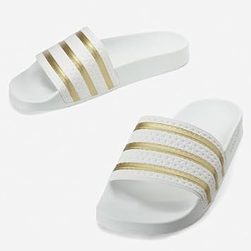 Amazon Co Jp アディダス Adidas カジュアルサンダル Adilette メンズレディス ホワイトゴールド 27 5 シューズ バッグ Amazon Co Jp アディダス Adidas カジュアルサンダル Adilette メンズレディス ホワイトゴールド 27 5 シューズ バッグ