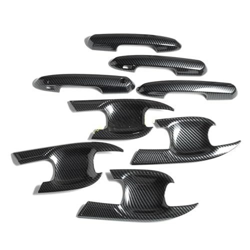 Cubierta de manija exterior cromada para Toyota Highlander 2021 2022 coche 8 piezas