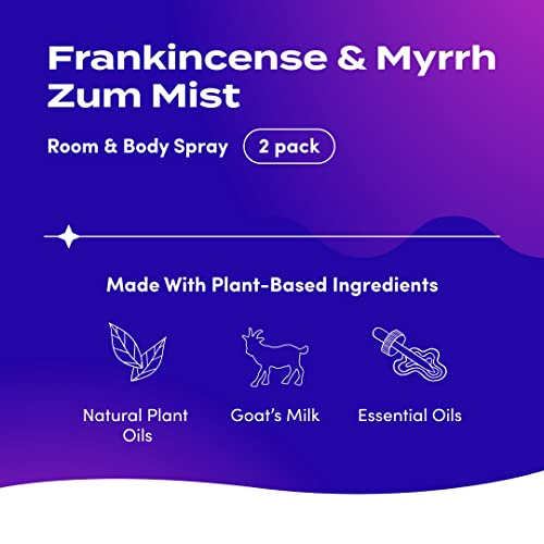 Zum Mist Room And Body Spray - Frankincense And Myrrh - 4 Fl Oz (2 Pack) #TOP1