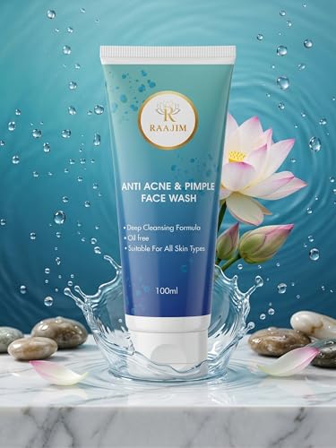 Image of Anti Acne and Pimple Face Wash for Oil Free Deep Cleansing | Purifying Facial Cleanser for Acne Prone Skin | Removes Excess Oil & Dirt, Suitable for All Skin Types (100ml)