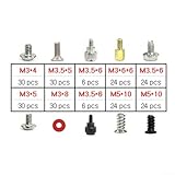 228 Pieces For Computer Screw Kit for Motherboard, Hard Drive, Cooler, and Case Installation with Rust Resistant Brass and Steel Screws and Standoffs - Image 1