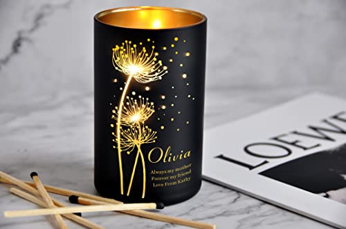 Personalised Candle Cedarwood Cinnamon Sandalwood Scented Candles Mothers Day Gifts for Her Custom Gift for Birthday Anniversary Christmas Him Men Women up to 40 Hours Burn Time (Design 03) - Image 4