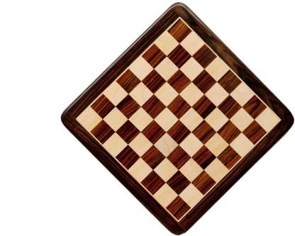 GANESH CHESS Wooden Chess Board 18", Made in Rosewood Chess Board Designed for Professional Players Size-18 inches(Note-Chess Pieces Not Included)-406-18 (B09QJ1QJL1) Amazon Price History, Amazon Price Tracker