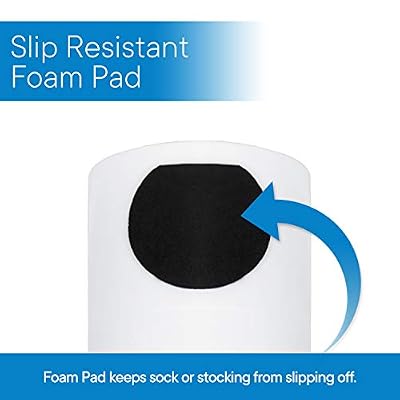 RMS Deluxe Sock Aid - Socks Helper with Foam Handles (for Regular Socks)