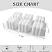 Silicone Bubble Cube Molds for Candle Making, 3D 6-Cavity French Dessert Molds for Baking Mousse Cake Ice Cream