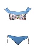  Arena Negra Can M Conjuntos de Bikini, Multicolor (Estampado Cactus 184), 38 (Tamaño del Fabricante:M) para Mujer