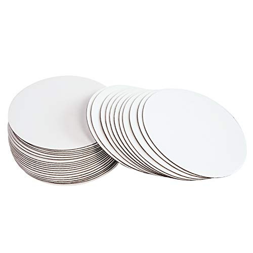 One More [30Pcs] 6" White Cakeboard Round,Disposable Cake Circle Base Boards Cake Plate Round Coated Circle Cakeboard Base 6Inch,Pack Of 30 #TOP4