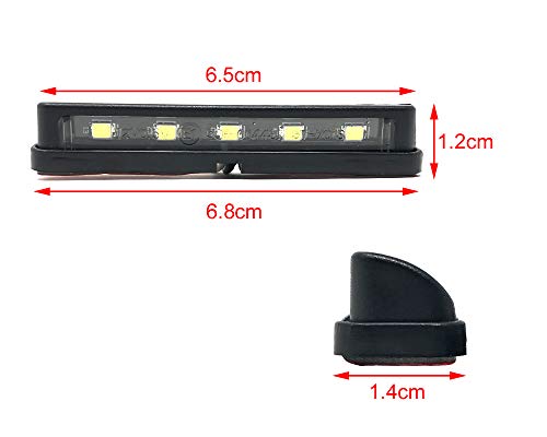 Alchemy Parts Motorrad Nummer Lizenz Platte Licht - LED - Scooter Quad Trike Projekt Fahrrad