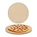 Unicook Kamień do pizzy, okrągły do grilla gazowego, 26 cm płyta kamienna do piekarnika, osobisty rozmiar, pasuje do pieczenia chrupiącej pizzy, chleba, ciastek