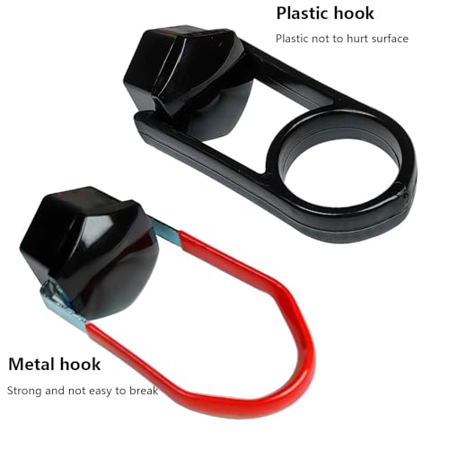 Gebildet 24pcs Wheel Nut Caps 17mm Wheel Bolt Nut Caps, Hex Tire Nut Covers with Removal Tool Set for Cars (Black)