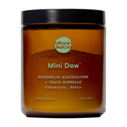 Image of Moon Juice Mini Dew Electrolytes Powder - Sugar Free Minerals & Electrolyte Hydration Powder for Instant Hydration & Brain Support - Magnesium, Calcium, Potassium, Pink Salt, Watermelon, 30 Servings