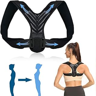 UTOBEST Posture Corrector for Men and Women,Back support, Adjustable Upper Back Brace for Shoulder, and Neck Pain Relief,M