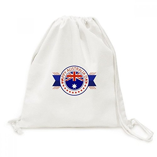 Voyage sacs shopping en toile avec cordon de serrage motif illustration Australie