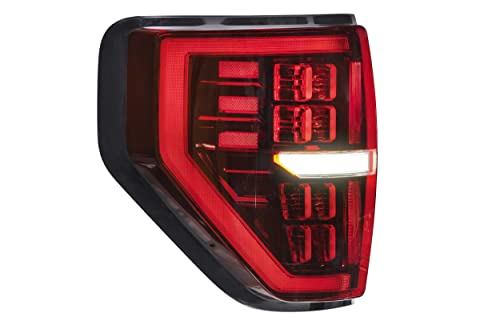 Morimoto XB LED Taillights Fits Ford F-150 09-14, Plug and Play Red Lens Taillight Assemblies (LF720)