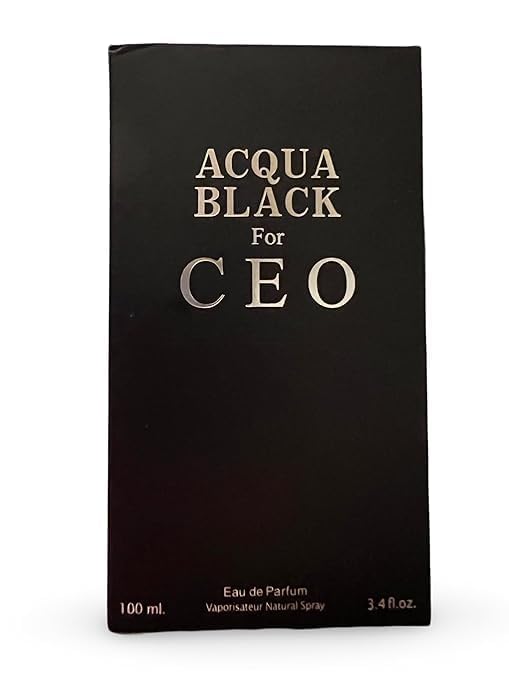 TWISHA Aqua Black Ceo, Eau De Toilette Spray Perfume, Fragrance For Men- Daywear, Casual Daily Cologne Set With Deluxe Suede Pouch- 3.4 Oz Bottle- Ideal EDT - Image 2