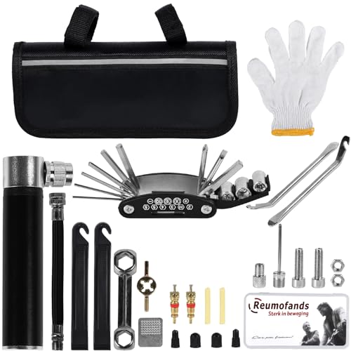Fahrrad Reparatur Set 16 in 1 Multifunktions Werkzeuge Fahrradflickzeug...