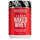 Naked Clear Whey Protein Isolate, Fruit Punch, Iso Protein Powder, No Gmos Or Artificial Sweeteners, Gluten-Free, Soy-Free - 28 Servings