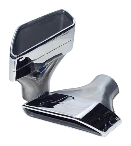 Tubo de escape para G30 G31 520i 530i silenciador rectangular plateado de acero