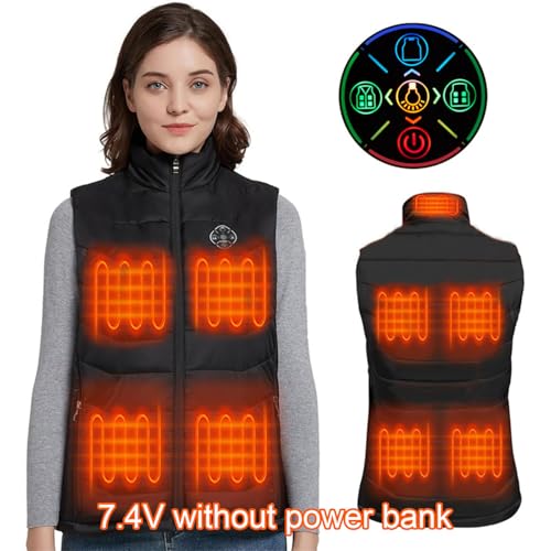 Chaleco eléctrico transpirable con ajuste rápido y cuello flexible 3