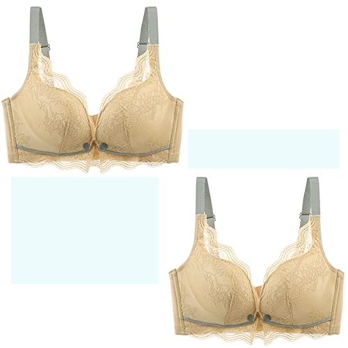 Brassière d'allaitement en dentelle WENJUN confortable lot de 2