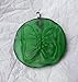 Green Butterfly Handmade Upcycled Bottle Bottom Sun Catcher Ornament
