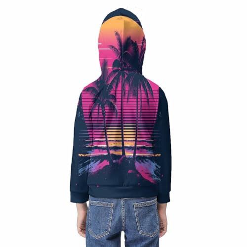 Sweat à capuche enfant Île Coco pour ado de 11 à 13 ans - 6