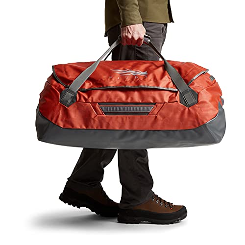 Image of Sitka Gear Drifter Water-Resistant Travel Duffle Bag - 50l /75L /110L, Burnt Orange, OSFA, Burnt Orange (110l)