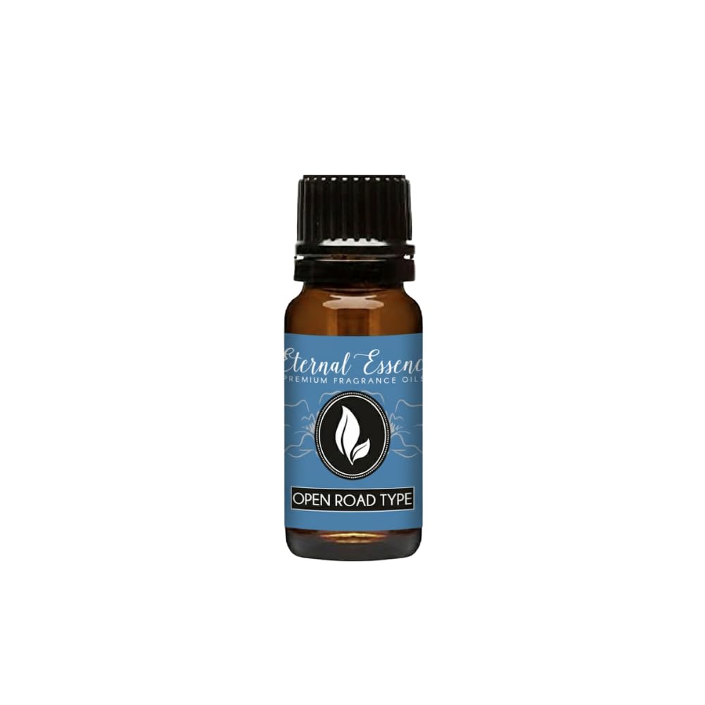 Eternal Essence Oils Open Road 10ml Fragrance Oil – Lemon Peel, Clary Sage, Lavender &amp; Cedarwood – Bright, Fresh, Woodsy Blend with Aquatic &amp; Herbal Notes
