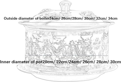 Olla para Hot Pot de Cobre 26cm miniatura 2