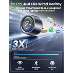 Wireless CarPlay Adapter for iPhone & Android Auto - Wired to Wireless - Image 5