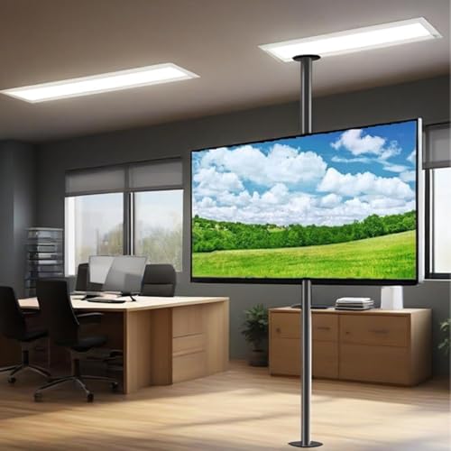 Support plafond TV inclinable et pivotant 360° pour écran LCD LED