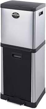 Amazon｜ダルトン(Dulton) 2コンパートメントビン 上段18L 下段20L