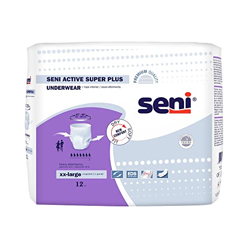 Seni Active Super Plus Underwear XX-Large, 12 Count