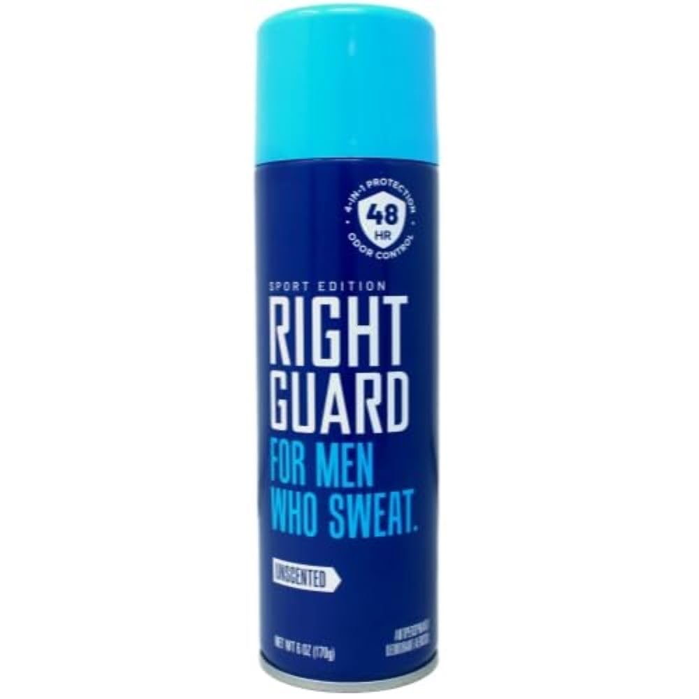 Right GuardSport Unscented Aerosol Antiperspirant Spray 6 oz (Pack of 3)