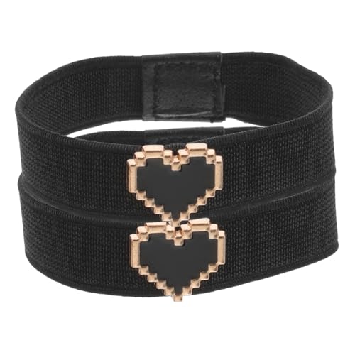 KESYOO 1 Pair Decorative Heart Pearl Elastic Ankle Straps for Slip Flat Shoe Straps Comfortable and Sturdy Design for Secure Fit for Everyday Wear