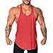 Tank Tops Herren Fitness Funktionsshirt Slim Fit Sportshirt Muskel Gym Schweiß Sportweste Bodybuilding Lift Stringer Muscle Undershirt Trainingsshirt Fitness Shirt Top