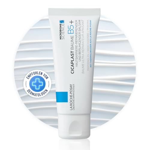 La Roche Posay Reparierende Wundsalbe für geschädigte, irritierte Haut, Für Körper, Gesicht und Lippen, Mit Dexpanthenol, Tribioma und Thermalwasser, Cicaplast Baume B5+, 40 ml