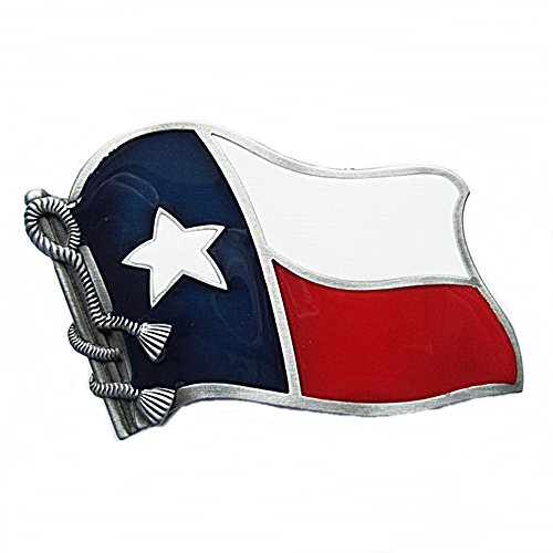 Westernlifestyle Hebilla para cinturón, diseño de bandera Texas Lone Star Country Line Dance Cover