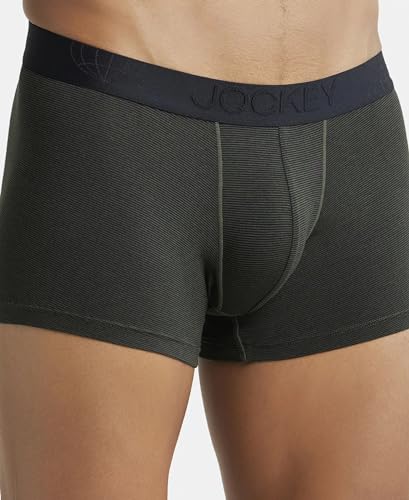 Image of Jockey IC25 Men Tencel Micro Modal Cotton Elastane Stretch Solid Trunk with Natural StayFresh Properties