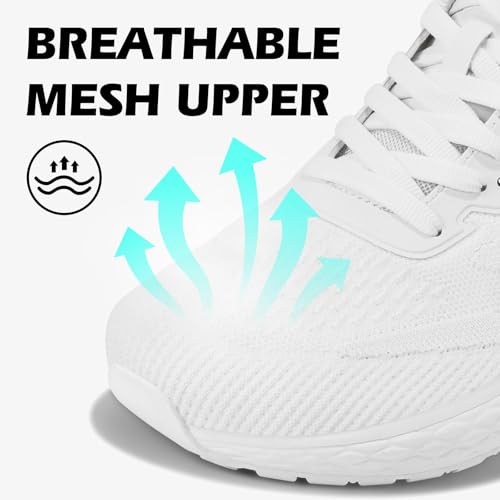Image of Mens Wide Toe Box Walking Shoes Running Athletic Sneakers-Breathable Lightweight Non-Slip