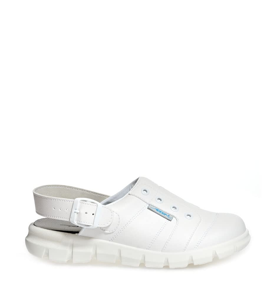 Abeba 7360-38 Size 38 "Dynamic Occupational Clog Shoe - White