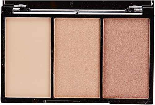 Bys Highlighting Trio Palette Illuminate - 1 Matte And 2 Shimmering Shades Makeup Palette #TOP2