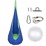 Die farbenfrohe Kinder-Hängehöhle aus hochwertiger Baumwolle für Kinder ab 3 Jahren. Das Material in 255g/m² ist robust und pflegeleicht.