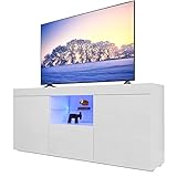 mobile tv moderno ebay 🥇【Ampia Superficie di Appoggio】La superficie di appoggio del mobile TV in MDF massiccio è di 135 cm, che può posizionare stabilmente televisori di diverse dimensioni sul mobile TV. Può contenere una TV da 55 pollici con un carico non superiore a 50 kg