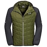 S Jack Wolfskin M Grassland Hybrid Hood Grün, Herren Jacke, Größe S - Farbe Cypress Green