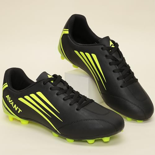 Image of AVANT Men's Phantom Football Shoes - Cushioned Insoles, Anti Skid with Rubber Studs, Lightweight Turf Football Shoes