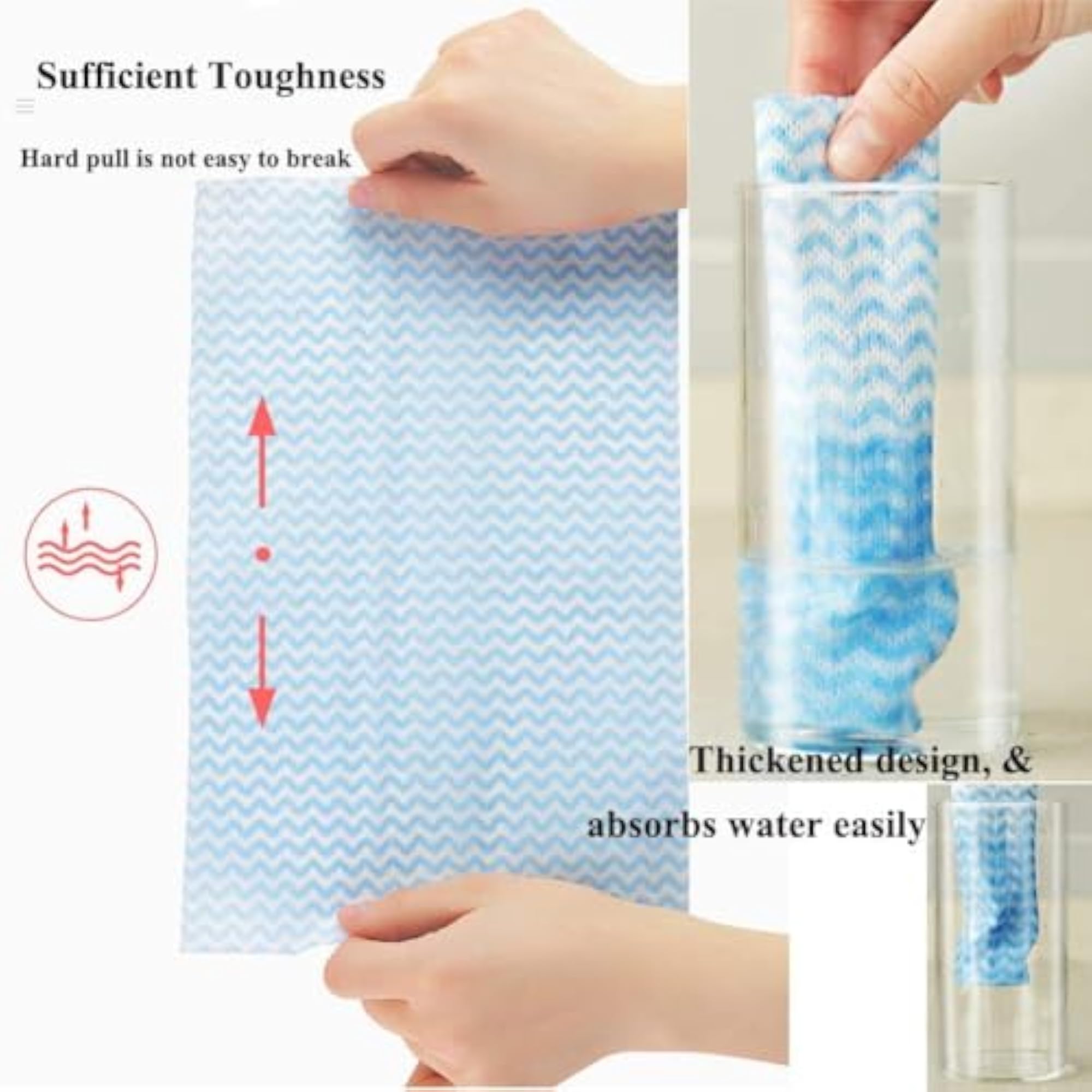 MJJ All-Purpose Kitchen Roll Cleaning Wipes